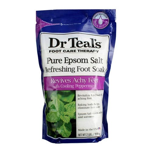 Dr Teal's Epsom salt refreshing Foot Soak Cooling Peppermint 909gm