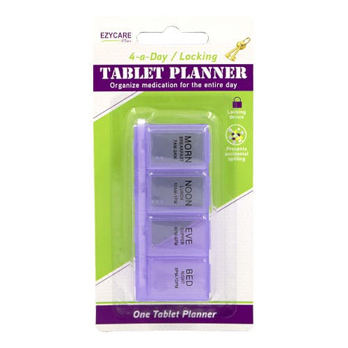 Ezycare 4-a-Day Locking Tablet Planner