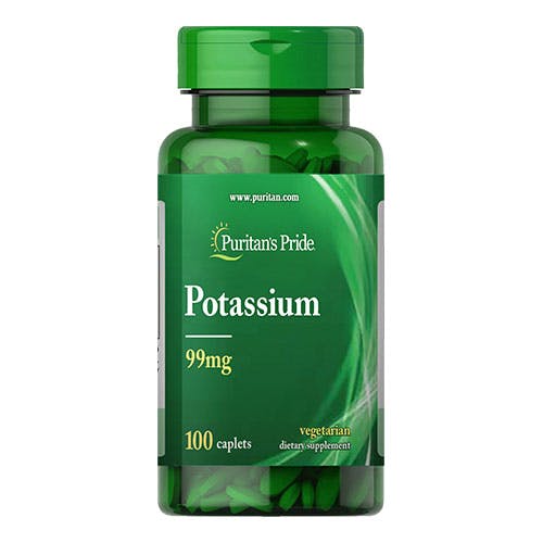 Puritan's Pride Potassium 99 mg 100 Caplets