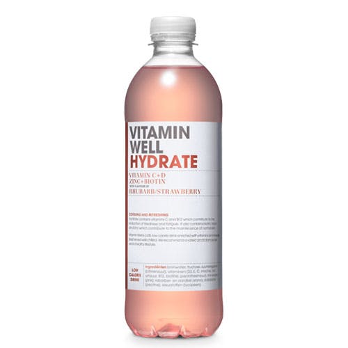 Vitamin Well Water Hydrate Drink 500ml - Strawberry Flavor