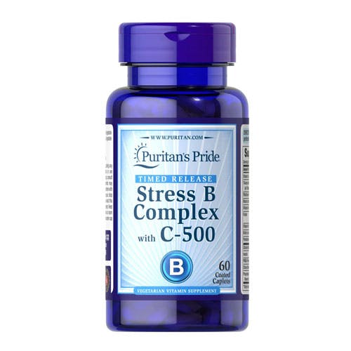 Puritan's Pride Stress B Complex +Vitamin C 60 Caplets