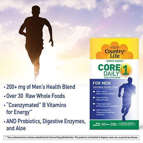 Country Life Core Daily-1 Multivitamin For Men 60 Tablets