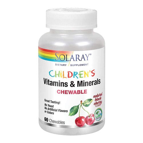 Solaray Children's Vitamins and Minerals-60 Chewables