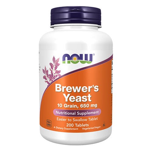 Now Brewers Yeast 650mg - 200 Tablets