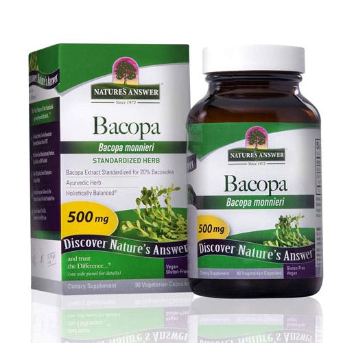Natures Answer Bacopa 500mg-90 Capsules