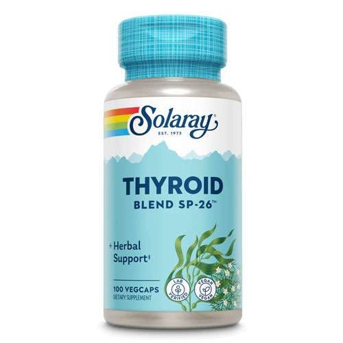 Solaray Thyroid Blend SP-26 -100 Capsules
