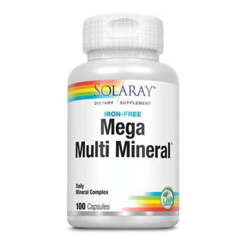 Solaray Mega Multi Mineral-100 Capsules