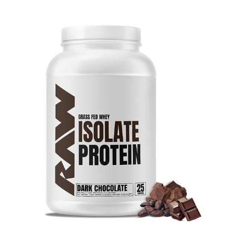 Raw Nutrition 100% Grass Fed Whey Isolate Protein Powder 25 Servings