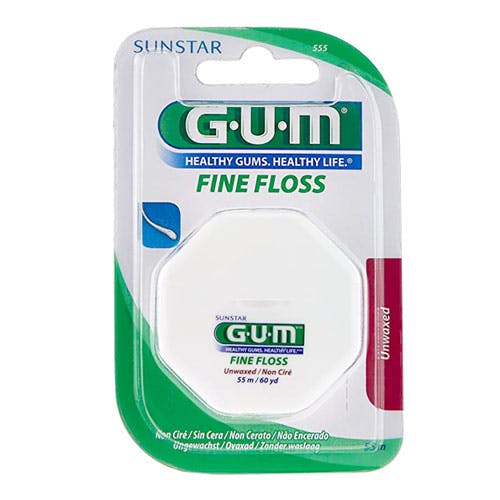 GUM Fine Floss Unwaxed (555) - 55m or 60yd