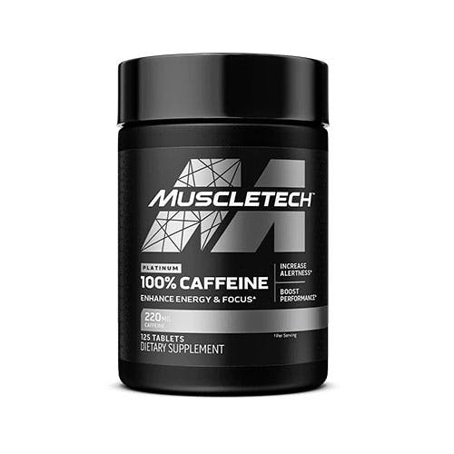 MuscleTech 100% Caffeine - 125 Tablets