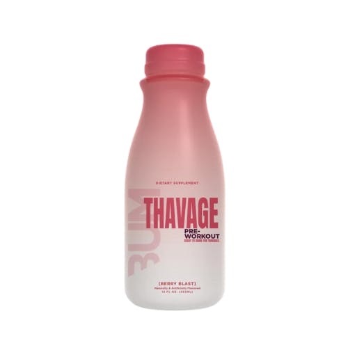 Raw Bum Thavage Pre Work Out Ready To Drink Berry Blast 355ml