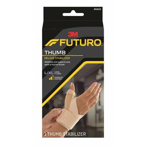 3M Futuro Thumb Deluxe Stabilizer (45842) - Large/XL Size - 1 Thumb Stabilizer (Beige Color)