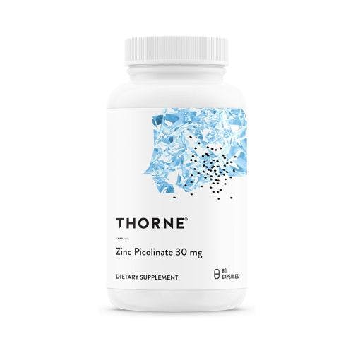Thorne Zinc Picolinate 30 mg 60 Capsules