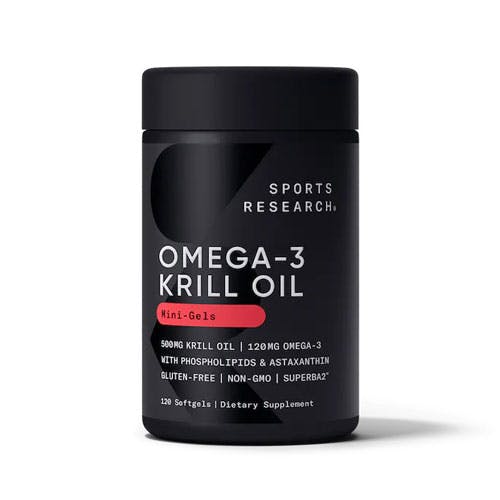 Sports Research Antarctic Krill Oil with Superba2 60 Softgels