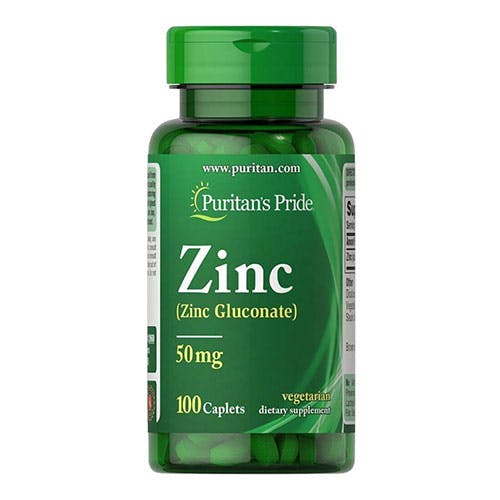 Puritan's Pride Zinc Gluconate 50mg -100 Tablets