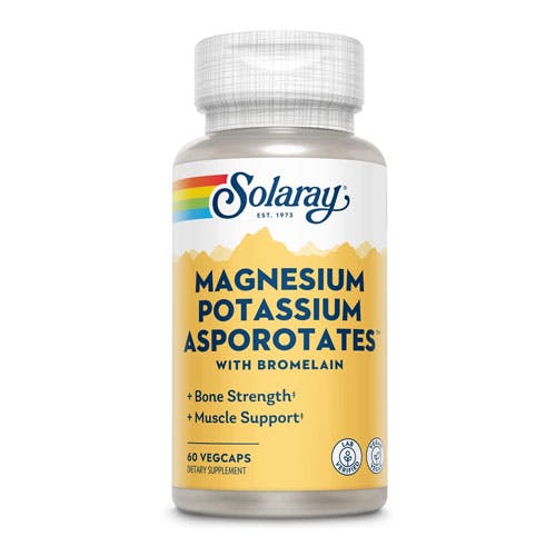 Solaray Magnesium Potassium Asporotates-60 Capsules