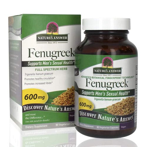 Natures Answer Fenugreek 600mg-90 Capsules
