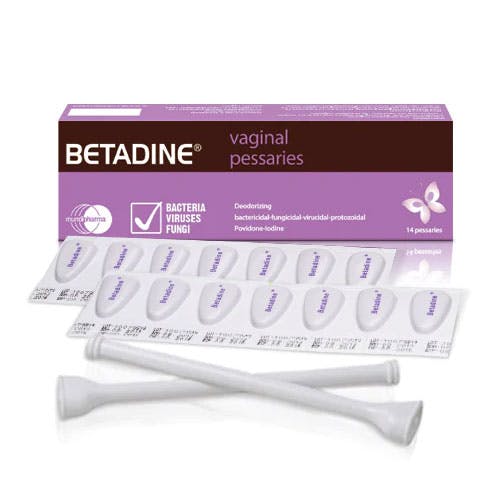 Betadine Vaginal Pessaries - 14 Pessaries