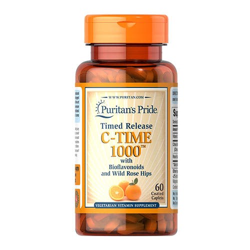 Puritan's Pride Vitamin C 1000 mg Timed Release 60 Caplets
