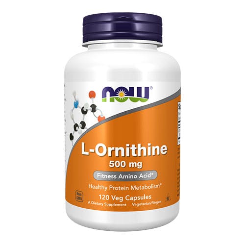 Now L-Ornithine 500mg - 120 Capsules