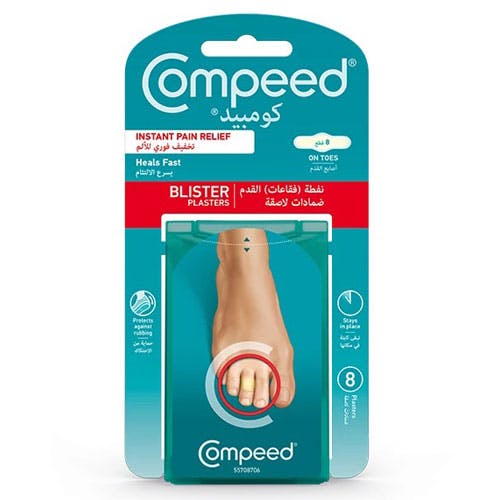 Compeed Toe Blister Plasters - Pack of 8