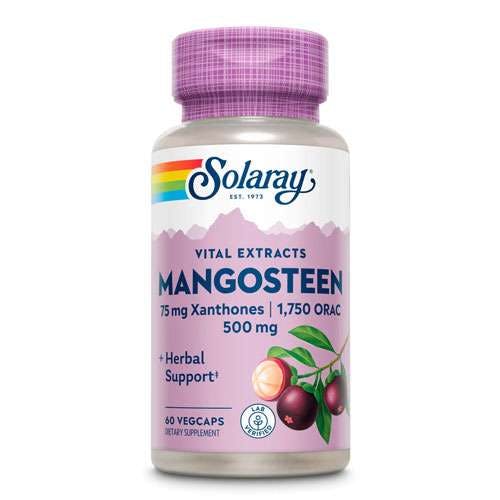 Solaray Mangosteen Fruit Extract 500mg -60 Capsules