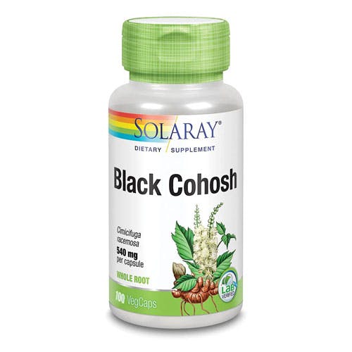 Solaray Black Cohosh 540mg-100 Capsules