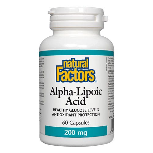 Natural Factors Alpha Lipoic Acid 200mg 60 Capsules