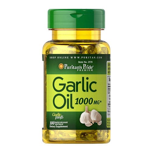 Puritan's Pride Garlic Oil 1000mg -100 Softgels
