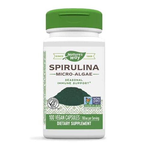 Natures Way Spirulina -100 Capsules