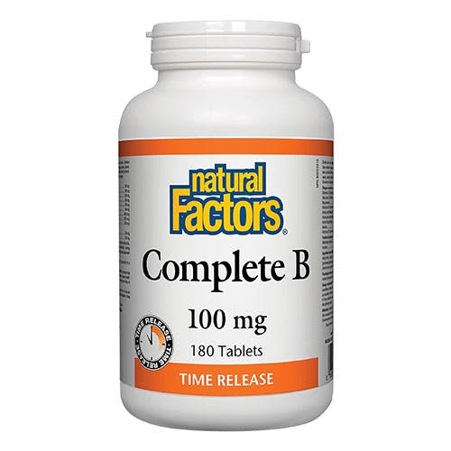 Natural Factors Complete B 100mg 180 Tablets