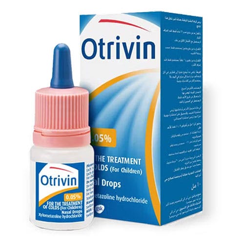 Otrivin 0.05% Childrens Nasal Drops 10ml