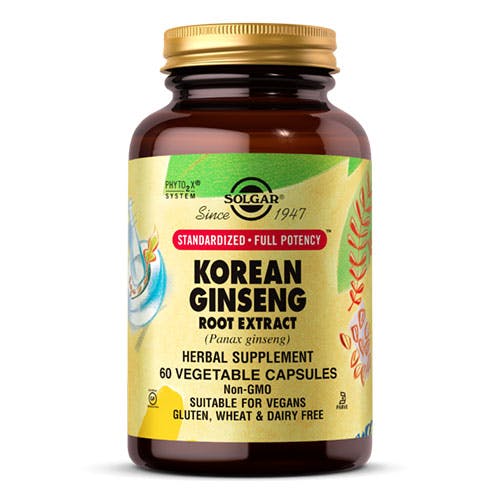 Solgar Korean Ginseng Root Extract -60 Capsules