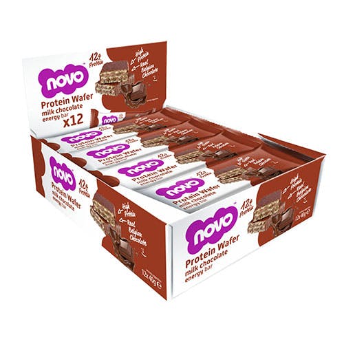 Novo Protein Bar 40gm - Box Of 12 - Milk Chocolate Flavor