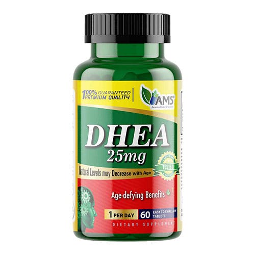 AMS DHEA 25mg  - 60 Tablets