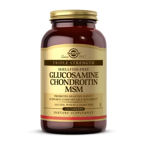 Solgar Triple Strength Glucosamine Chondroitin MSM -120 Tablets