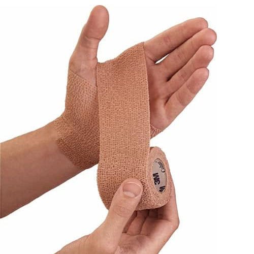 3M Nexcare Athletic Wrap 3 Inches x 2m - Beige Color - Pack Of 1