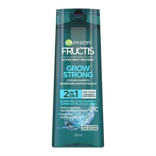Garnier Fructis Grow Strong 2 in 1 Cooling Shampoo 250 ml
