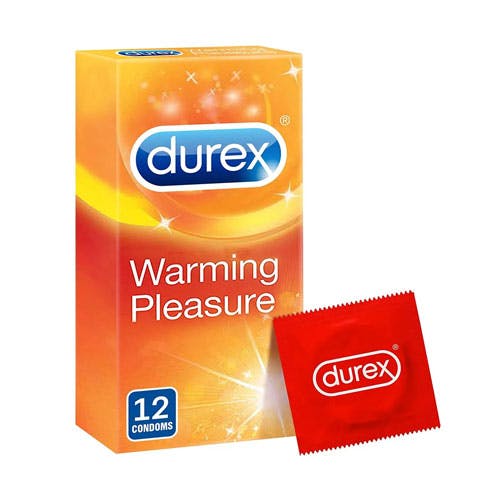 Durex Warming Pleasure Condoms - Pack of 12