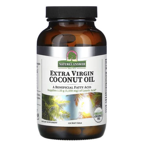 Natures Answer Extra Virgin Coconut Oil-120 Softgels