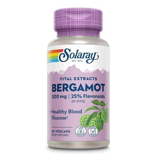 Solaray Bergamot Extract 500mg -60 Capsules