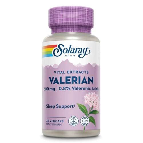 Solaray Valerian Root Extract 300mg -30 Capsules