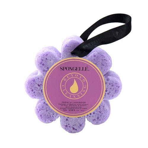 Spongelle Wild Flower Bath Sponge with French Lavender 85gm - 14+ Uses