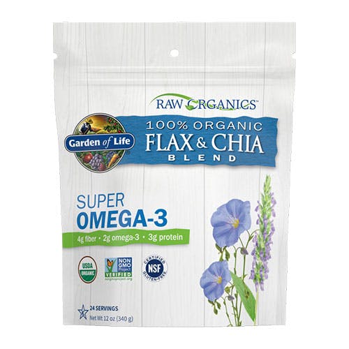 Garden Of Life Raw Organics 100% Organic Flax & Chia Blend Super Omega-3 340gm