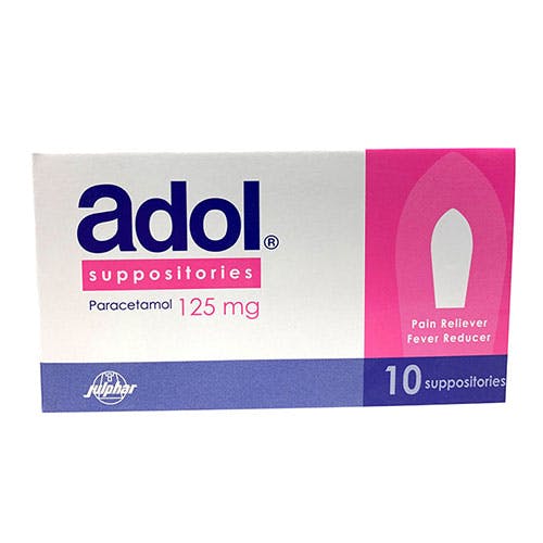 Adol 125mg - 10 Suppositories