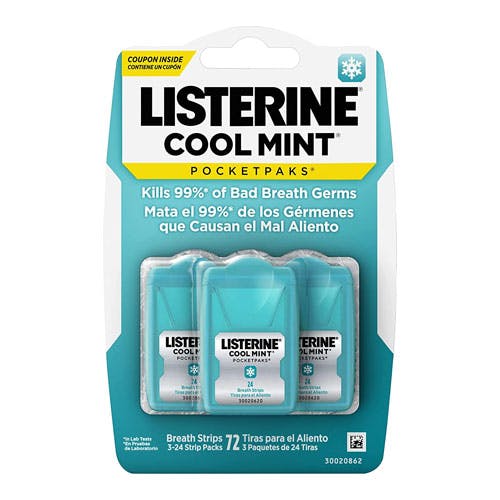 Listerine Cool Mint Gum - 72 Gums