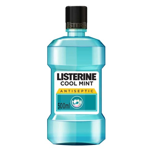 Listerine Cool Mint Antiseptic Mouthwash 500ml