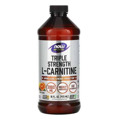 Now Liquid L-Carnitine 3000mg 473ml - Citrus Flavor