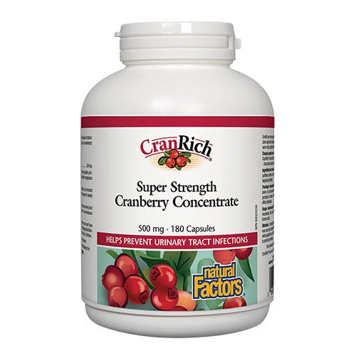 Natural Factors Cranberry Concentrate 500Mg 90S