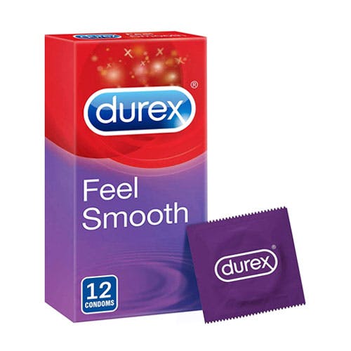 Durex Feel Smooth Condoms - Pack of 12